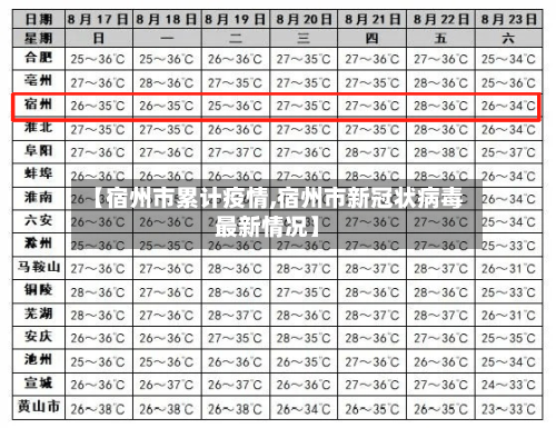 【宿州市累计疫情,宿州市新冠状病毒最新情况】-第1张图片