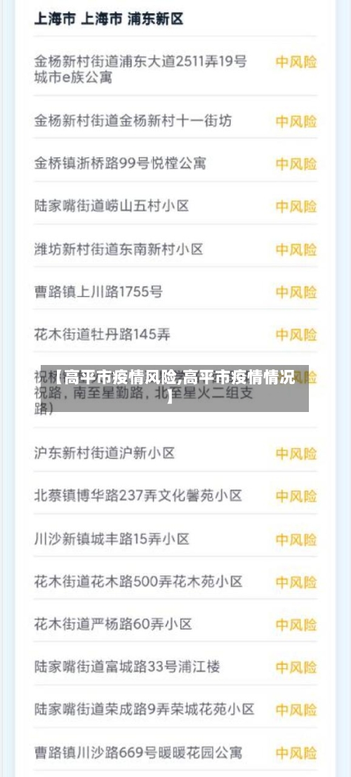 【高平市疫情风险,高平市疫情情况】-第1张图片