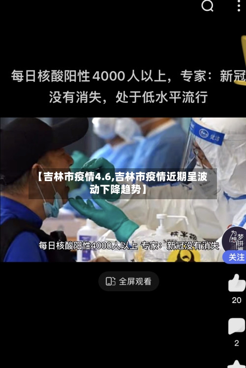 【吉林市疫情4.6,吉林市疫情近期呈波动下降趋势】