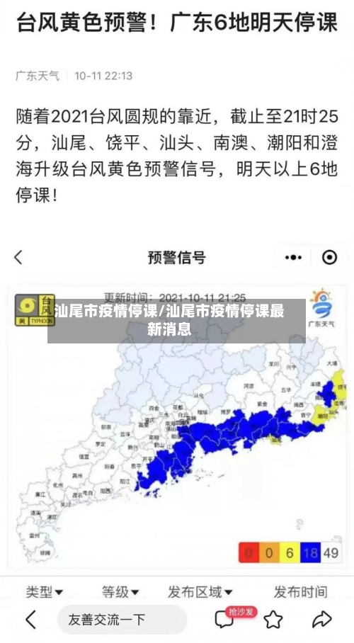 汕尾市疫情停课/汕尾市疫情停课最新消息-第1张图片