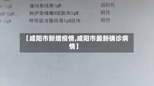 【咸阳市新增疫情,咸阳市最新确诊病情】-第1张图片