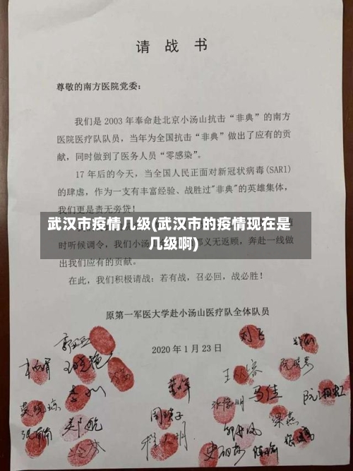武汉市疫情几级(武汉市的疫情现在是几级啊)