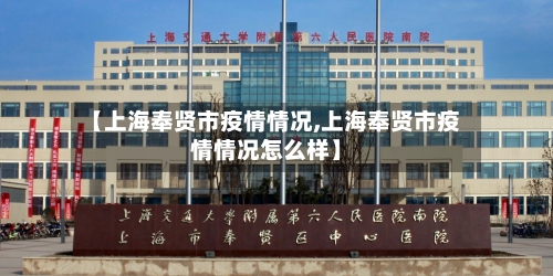 【上海奉贤市疫情情况,上海奉贤市疫情情况怎么样】-第2张图片