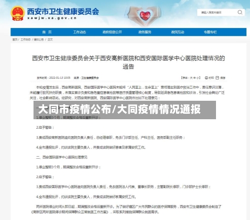 大同市疫情公布/大同疫情情况通报-第2张图片