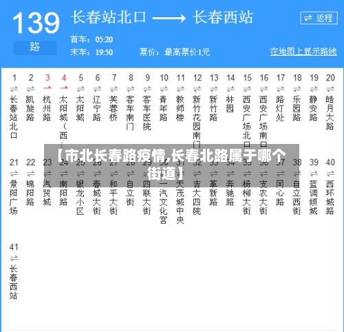【市北长春路疫情,长春北路属于哪个街道】-第2张图片